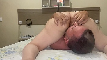 Gozei muito gostoso sentando na cara dele