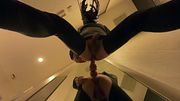 ロングディルド×立ちバック | スポコス男の娘のねっとりディープアナルオナニー