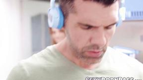 ”Petite Euro chick Molly Devon spreads her legs for a thick prick”