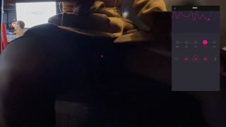 Public fun in changing room and restaurant with Lush remote controlled vibrator