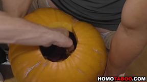 Halloween Taboo: Stepbro Barebacks Me Behind GF's Back
