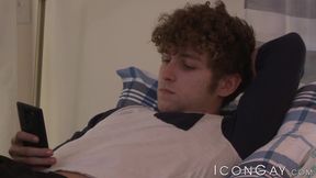 Bi stepbrothers Calvin Banks and Troy Accola enjoy their anal time together