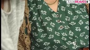 Granny eats cum after a wild fuck on the floor