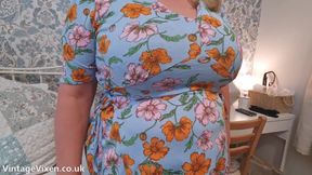 Lick My Pantyhose - BBW MILF Slut Wife Saggy Tits Slut 260503