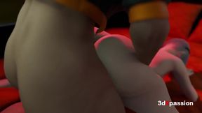 Neon Dreams 2077 - Hot Cyberpunk Futa Fucks Sexy Girl - Blowjob, Cowgirl, Doggystyle &amp; Cumshot