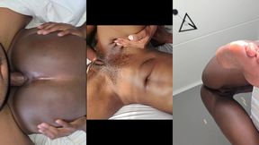 cumming in her ass and cumming on her ass