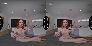 UP CLOSE VR - POV Naughty Petite Redhead Scarlet Skies Is CRAVING Your Dick!