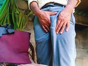 Aged man mastrubation big
