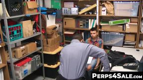 Perps4Sale.com - Cute Gay Twink Barebacked by Hot policeman for Stealing