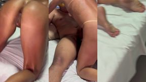 aventura da belinha - parte 2: parou num hotel de beira de estrada e deu muito pros funcionarios acabou levando gozada no cuzinho, na boca e na buceta