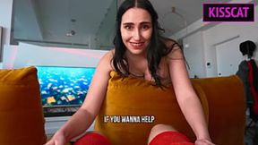 Stepmom explores stepson's shaft in doggy style