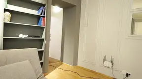Blonde teen gives hot 1 on 1 with perfect big ass