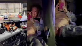 exposing my pussy in a warehouse full of men