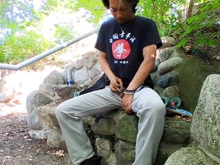 Risking it all pissing at the park