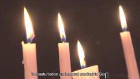 Lesbian action with freaky Japanese nuns