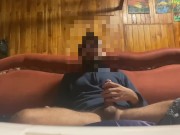 90s nostalgic jerkoff with huge cumshot