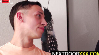 Next Door XXX's Spunk-Filled Threesome with Irresistible Hotties