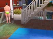 "Hot Vacation!" Aston & Francis - SIMS 4