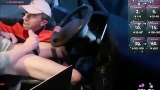a construction employee deepthroats me off in the car