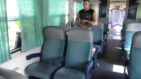 Juan fucked bareback by straight in a train