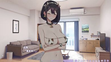 Summer clover cowgirl rides the big tits hentai game