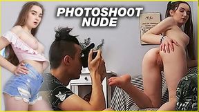 BTS - behind the scenes - Nude Photoshoot with Adele Hotness