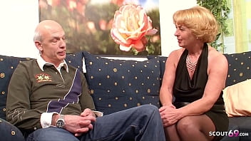 German grandma and grandpa shoot their first porno to supplement their pension