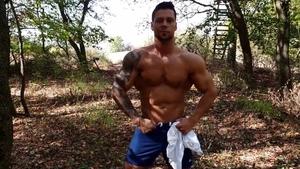 Maskurbate: Angelo Godshack jerking Angelo big cock