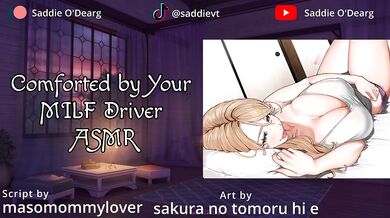 Your MILF driver softly whispers while fucking your tight throat