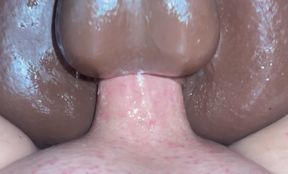 Out of ass POV cum shot