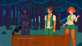 Horny Girls at Camp Mourning Wood Take On 3D Anime Cocks in Visual Novel Fun