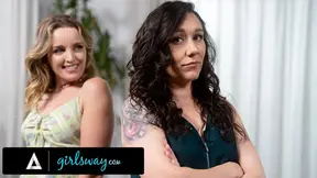 GIRLSWAY - Upset MILF Sinn Sage Misreads Gorgeous Neighbor Charlie Forde’s Flirt Attempts