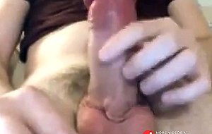 Glorious Str8 French Fat Cock takes a Nut #166