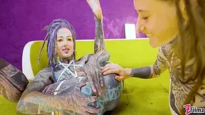 Lily Lu And Ceci Milkymouzz In Alternative Tattoo Teens 18+ Fucking Each Other With Crazy Toys