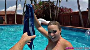 Fucking Stepmom by the Pool Was Incredible!
