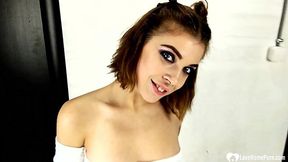 Beautiful stepdaughter gets a hardcore pounding in POV