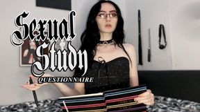 Sexual Study Questionnaire
