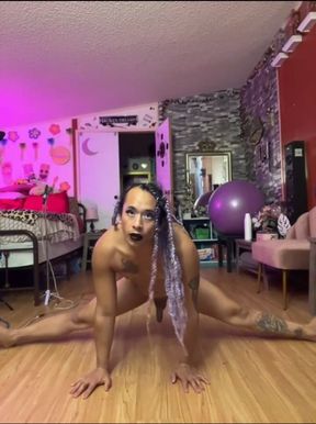 Naked and Stretching