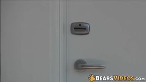 English Guy tasted Sean Gills hairy hole before sliding down his cock