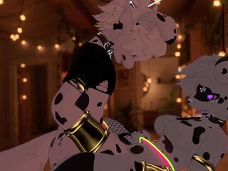 Puppyboy Screws... HERself? (Vrchat Fur Selfcest)