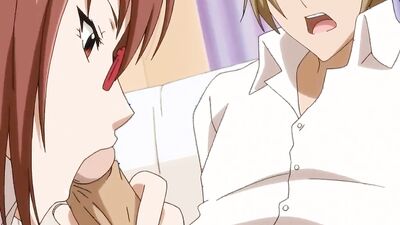 Big-dicked dude pounds busty hentai chick with his meat stick in full HD action