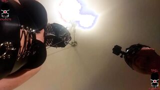 Tunnel O ring gag insane deeply bimbo drilling & cumming