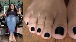 PEDICURE SLAVE RULES - Jamie Daniels, POV, Foot Fetish, Foot Domination, Foot Slave - WMV