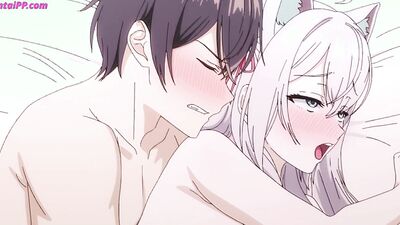 Alya Bent Over gets a hard 3D pounding from Kuze while she's in Russian