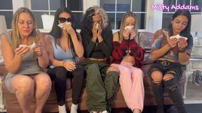 Girls Night Sneezing Party