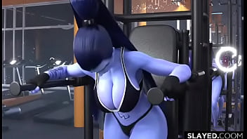 Widowmaker getting her back blown out