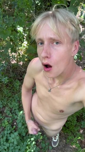 Young Bro Axton Drake Gets Naked in the Park
