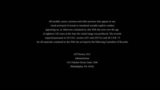 Submissive masochist Rocky Emerson tied atop a mountain and caned in the open air