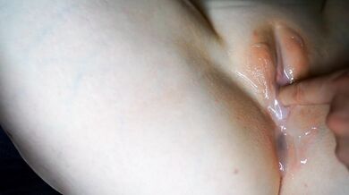 Stepdaddy’s thick German teen grimy cum gutters LOL warms her up
