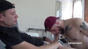 Oscar Wood fucked bareback by Kan Joras